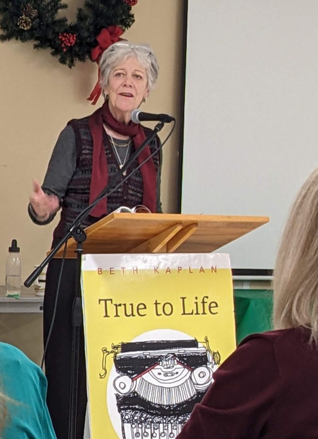 Beth Kaplin author speaks about writing memoirs