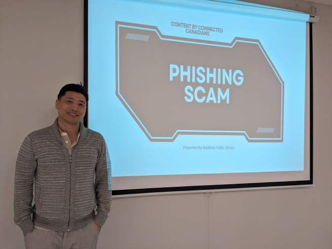 Markham Library presentation on Cybersecurity