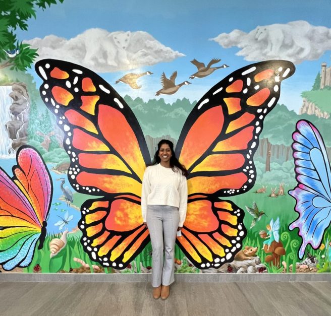 2025_04_11 Our guide for photo club tour of Aaniin community centre