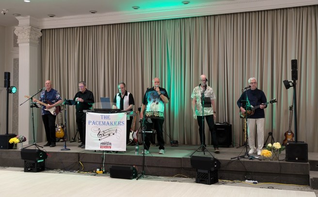 the Pacemakers band perform live 60s and 70s music at May banquet