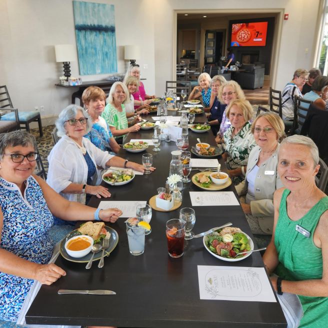 2024_09_23 meeting of Lunch Bunch ladies in a restaurant